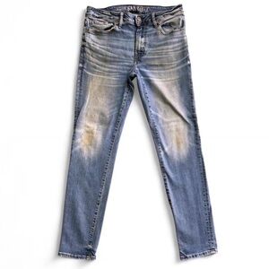 American Eagle Skinny Jeans Light Wash 33x32 Men’s